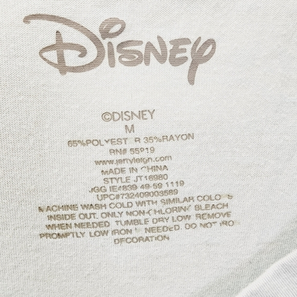 Disney Lilo and Stich blue V neck tshirt size M - Picture 5 of 8